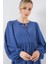 Kadın BDART Düğmeli Tekstil Desenli Max Dress Fas Mavisi 4