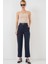 Kadın BDART Düz Kesim Normal Bel Pantolon, Fermuarlı Blue 3