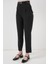 Kadın BDART Düz Kesim Normal Bel Pantolon, Fermuarlı Siyah 2