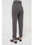 Kadın BDART Düz Kesim Normal Bel Pantolon, Fermuarlı Grey 12