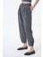 Pile Detaylı Jogger Pantolon Koyu Gri 4
