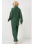 Kadın BDART Dokulu Örgü Takım Ceket Yaka Green 6