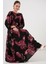 Kadın BDART Düğmeli Tekstil Desenli Max Dress Kırmızı 3