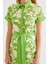 Kadın BDART Kemerli Çiçekli Midi Elbise Yeşil 4
