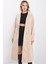 Kadın BDART Oversize Çift Düğmeli Herringbone Palto Natural 2