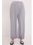 Kadın BDART Geniş Paça Pileli İpli Pantolon Gri 2