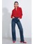 Kadın BDART Şal Yaka Bol Kesim Bluz Red 5