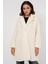 Kadın BDART Şal Yaka Peluş Oversize Sahte Kürk Ceket Fildişi Doğal 4
