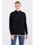 Kadın BDART Zipper Yaka Ribana Örme Kardigan Black 4