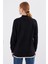 Kadın BDART Zipper Yaka Ribana Örme Kardigan Black 6