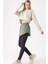Kadın BDART Butonlu Kapüşonlu Rahat Kesim Crop Hoodie Green 3