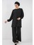 Kadın BDART Düzenli Yaka ve Uzun Kol İki Parça Koordinat Seti Siyah 4