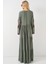 Kadın BDART Viskon Maxi Elbise Green 10