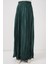 Kadın BDART Astarlı Doku Detaylı Maxi Etek Green 2