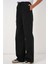 Kadın BDART Kemerli Geniş Paça Pamuk Pantolon Siyah 2