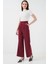 Kadın BDART Normal Belile Geniş Paça Pantolon Cebli Red 1