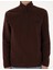 Erkek Kahverengi Regular Fit Yarım Fermuarlı Polar Sweatshirt 50314056-VR029 6