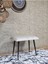Siyah Sivriltmel Ayaklı 60 cm Puf Bench - Puf - Bench - Oturak - Mutfak Oturağı - Antre Oturağı Krem Renk 60 x 40 Boyut/ebat 3