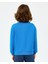 B Crewneck Sweatshirt Büyük Erkek Çocuk Neonblue Sweatshirt SK2520017-3573 3