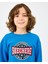 B Crewneck Sweatshirt Büyük Erkek Çocuk Neonblue Sweatshirt SK2520017-3573 5