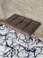Krom Sivriltme Ayaklı 60 cm Puf Bench - Puf - Bench - Oturak - Mutfak Oturağı - Antre Oturağı Kahverengi Renk 60 x 40 Boyut/ebat 4