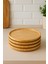 4 Adet Bambu Yuvarlak Sunum Tabağı 30 cm 1