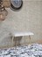 Gold Sivriltme Ayaklı 60 cm Puf Bench - Puf - Bench - Oturak - Mutfak Oturağı - Antre Oturağı Krem Renk 60 x 40 Boyut/ebat 3