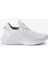 Unisex Beyaz Termo Taban Şerit Detaylı Bağcıklı Triko Spor Ayakkabı 2