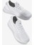 Unisex Beyaz Termo Taban Şerit Detaylı Bağcıklı Triko Spor Ayakkabı 3