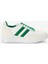 Unisex Beyaz Yeşil Termo Taban Çift Şeritli Bağcıklı Spor Ayakkabı 2