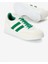 Unisex Beyaz Yeşil Termo Taban Çift Şeritli Bağcıklı Spor Ayakkabı 4