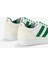 Unisex Beyaz Yeşil Termo Taban Çift Şeritli Bağcıklı Spor Ayakkabı 5