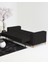 Nola Koltuk Takımı 3+3+3 & Bazalı Yataklı Koltuk & Kanepe - Siyah 4