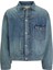 Erkek Dügme Kapamali Denim Jacket - Kevin 1