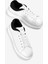Erkek Beyaz Kalın Taban Bağcıklı Spor Ayakkabı 3