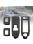 Citroen C5 Peugeot 508 Için 4 Adet Araba Kapısı Pencere Kol Dayanağı Kapağı Anahtar Düğme Paneli Döşemesi (Yurt Dışından) 5