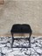Siyah Boyalı 45 cm x 45 cm Çaprazlı Puf Bench Oturak Siyah Renk 45 x 45 Boyut/ebat 2