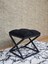 Siyah Boyalı 45 cm x 45 cm Çaprazlı Puf Bench Oturak Siyah Renk 45 x 45 Boyut/ebat 3