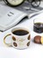 24K Altın Süslemeli Kahve Zamanı - Coffee Timetemalı El Yapımı Seramik Mug 1