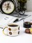 24K Altın Süslemeli Kahve Zamanı - Coffee Timetemalı El Yapımı Seramik Mug 3