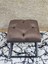 Siyah Boyalı 45 cm x 45 cm Çaprazlı Puf Bench Oturak Kahverengi Renk 45 x 45 Boyut/ebat 4
