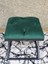 Siyah Boyalı 45 cm x 45 cm Çaprazlı Puf Bench Oturak Yeşil Renk 45 x 45 Boyut/ebat 4