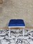 Beyaz Boyalı 45 cm x 45 cm Çaprazlı Puf Bench Oturak Mavi Renk 45 x 45 Boyut/ebat 2