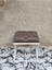Beyaz Boyalı 45 cm x 45 cm Çaprazlı Puf Bench Oturak Kahverengi Renk 45 x 45 Boyut/ebat 2