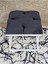 Beyaz Boyalı 45 cm x 45 cm Çaprazlı Puf Bench Oturak Füme Renk 45 x 45 Boyut/ebat 4