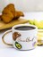 24K Altın Süslemeli Kahvaltı - Breakfast Temalı El Yapımı Seramik Mug 1