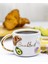 24K Altın Süslemeli Kahvaltı - Breakfast Temalı El Yapımı Seramik Mug 2