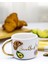 24K Altın Süslemeli Kahvaltı - Breakfast Temalı El Yapımı Seramik Mug 3