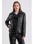 Billie Kadın Deri Biker Ceket 9