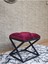 Siyah Boyalı 45 cm x 45 cm Çaprazlı Puf Bench Oturak Bordo Renk 45 x 45 Boyut/ebat 3